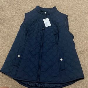 Croft and Barrow navy Blue Vest